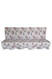 MİRZADE ELİT SALINCAK MİNDERİ SU İTİCİ KUMAŞ GRİ SÜNGER FERMUARLI SET-prm 002 kırmızı mor gül