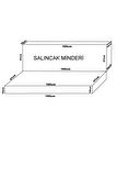 MİRZADE ELİT SALINCAK MİNDERİ SU İTİCİ KUMAŞ GRİ SÜNGER FERMUARLI SET--prm 042160 v4