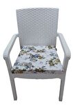 MİRZADE 6 Adet Duck Bezi Rattan Minderi-elt prm 0001