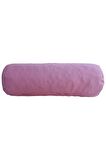 Mirzade silindir puf minderi 75x25-lila