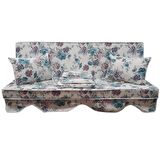 MİRZADE ELİT SALINCAK MİNDERİ TAÇ SU İTİCİ KUMAŞ GRİ SÜNGER FERMUARLI KOMPLE SET-33109-01