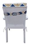 MİRZADE 6 ADET ELİT YÜKSEK ARKALI MİNDER DUCK BEZİ-eltm-prm093495-v003 V6