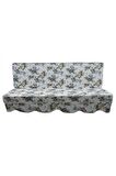 MİRZADE ELİT SALINCAK MİNDERİ SU İTİCİ KUMAŞ GRİ SÜNGER FERMUARLI SET-prm 160626 v 5