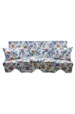 MİRZADE ELİT SALINCAK MİNDERİ SU İTİCİ KUMAŞ GRİ SÜNGER FERMUARLI SET-prm 150741 v 3