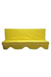 MİRZADE ELİT SALINCAK MİNDERİ SU İTİCİ KUMAŞ GRİ SÜNGER FERMUARLI SET-sarı tdrs160