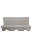 MİRZADE ELİT SALINCAK MİNDERİ SU İTİCİ KUMAŞ GRİ SÜNGER FERMUARLI SET-taş rengi drk 7967