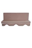 MİRZADE ELİT SALINCAK MİNDERİ SU İTİCİ KUMAŞ GRİ SÜNGER FERMUARLI SET-sütlü kahve drk 7444