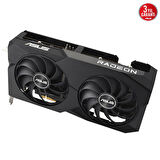 Asus Radeon RX7600 8GB OC GDDR6 128Bit Ekran Kartı DUAL-RX7600-O8G