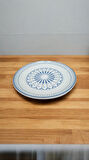 Güral porselen 6 adet  suje 19 cm pasta tabağı e48