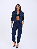 6627 KOT PANTOLON-MAVİ