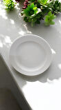 Farika 6 adet 19 cm porselen pasta tabağı elif model