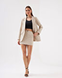 Cute Mini Skirt Bej