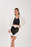 Nok Love Collection Tüvit Etek Beyaz