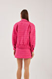 Nok Love Collection Tüvit Ceket Pembe
