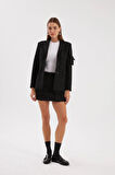 Cool Mode Serisi Cep Detaylı Blazer Ceket Siyah