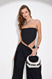 Claudia Puff Pant Siyah