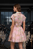 Pearl Touch Marble Dress DESENLİ