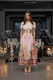 La Vie En Rose Maxi Skirt Pembe