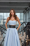 Sophisticated Elegance Crop Top Mavi