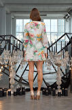Luminescent Floral Lace Blouse Sarı