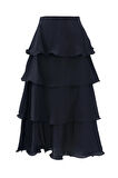 Barbie Fly Away Maxi Skirt Siyah