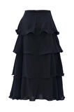 Barbie Fly Away Maxi Skirt Siyah