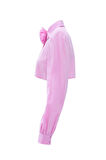 Nok Cupra Serisi Flower Crop Shirt Pembe