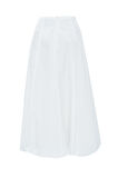 Sophisticated Elegance Balloon Skirt Beyaz