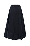 Sophisticated Elegance Balloon Skirt Siyah