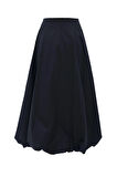 Sophisticated Elegance Balloon Skirt Siyah