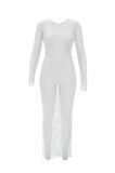 Dazzling Crystal Elegance Dress Gümüş
