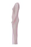 Dazzling Crystal Elegance Dress Pembe