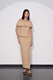 Nok Classic Signature Alessandra Maxi Boy Kalem Etek Camel