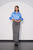 Nok Classic Signature Alessandra Maxi Boy Kalem Etek Gri