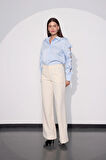 Heidi Straight Cut Classic Pant Ekru