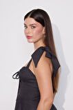 Timeless Grace Mini Elbise MOR-ANTRASİT