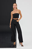 Shine Bright Like A Diamond Denim Büstiyer BLACK