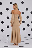 Süper Cool Maxi Boy Etek Camel