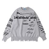 Race Flag Unisex Oversize Ecru Kazak