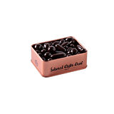 Bronz Teneke Kutuda Bitter Çikolata Kaplı Draje - 150 gr.