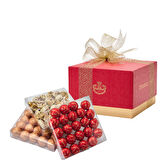 Hediyelik Çikolata Set - Üç Katlı Kare Kutu