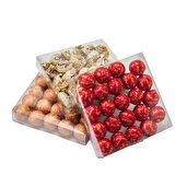 Hediyelik Çikolata Set - Üç Katlı Kare Kutu