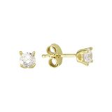 14 Ayar Tektaş Altın Küpe 1,14 gr