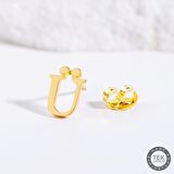 14 Ayar Altın Ü Harf Küpe 0,48 gr