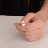 14 Ayar Altın Şans Fil Küpe 1,23 gr