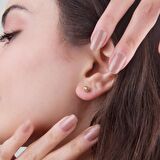 14 Ayar 5 mm Altın Top Küpe 1,10 gr