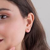 14 Ayar 5 mm Altın Top Küpe 1,10 gr