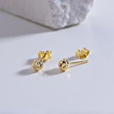 14 Ayar 5 mm Altın Top Küpe 1,10 gr