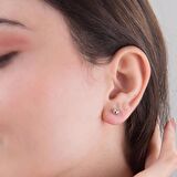 14 Ayar 5 mm Altın Top Küpe 1,10 gr