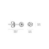 14 Ayar 5 mm Altın Top Küpe 1,10 gr